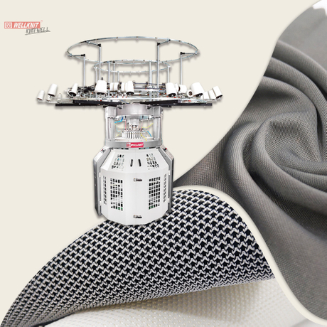 WELLKNIT S4R-NE 14-38 بوصة التعشيق إطار صغير مزدوج جيرسي آلة الحياكة الدائرية للمنسوجات المنزلية الملابس الصناعية