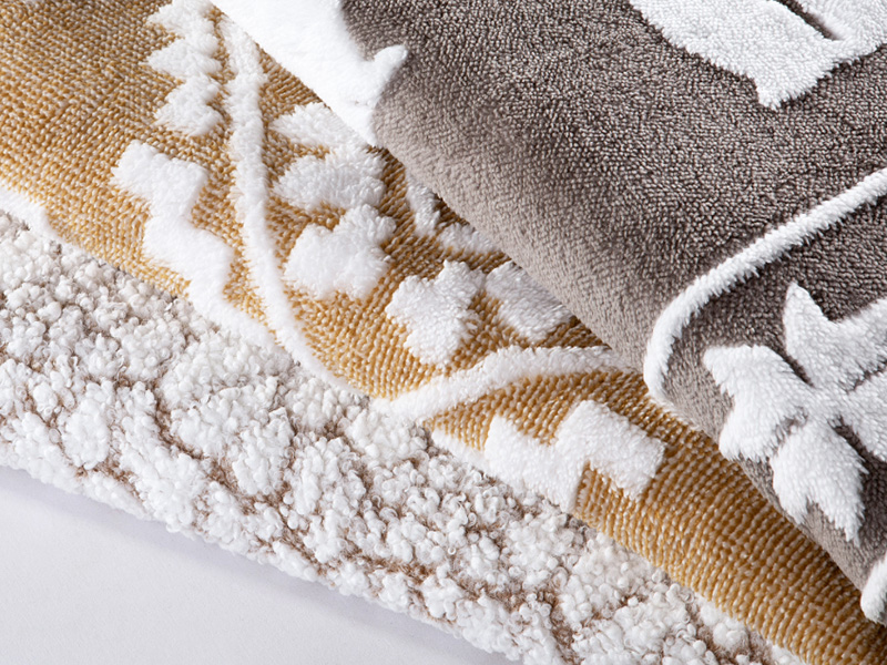 نسيج جاكار طويل مزدوج